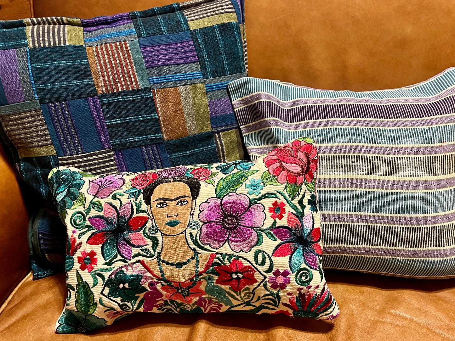 Frida Kahlo Throw Pillow Cover