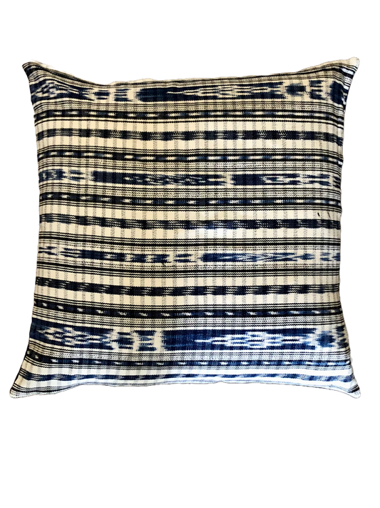 Blue Ikat Pillow cover