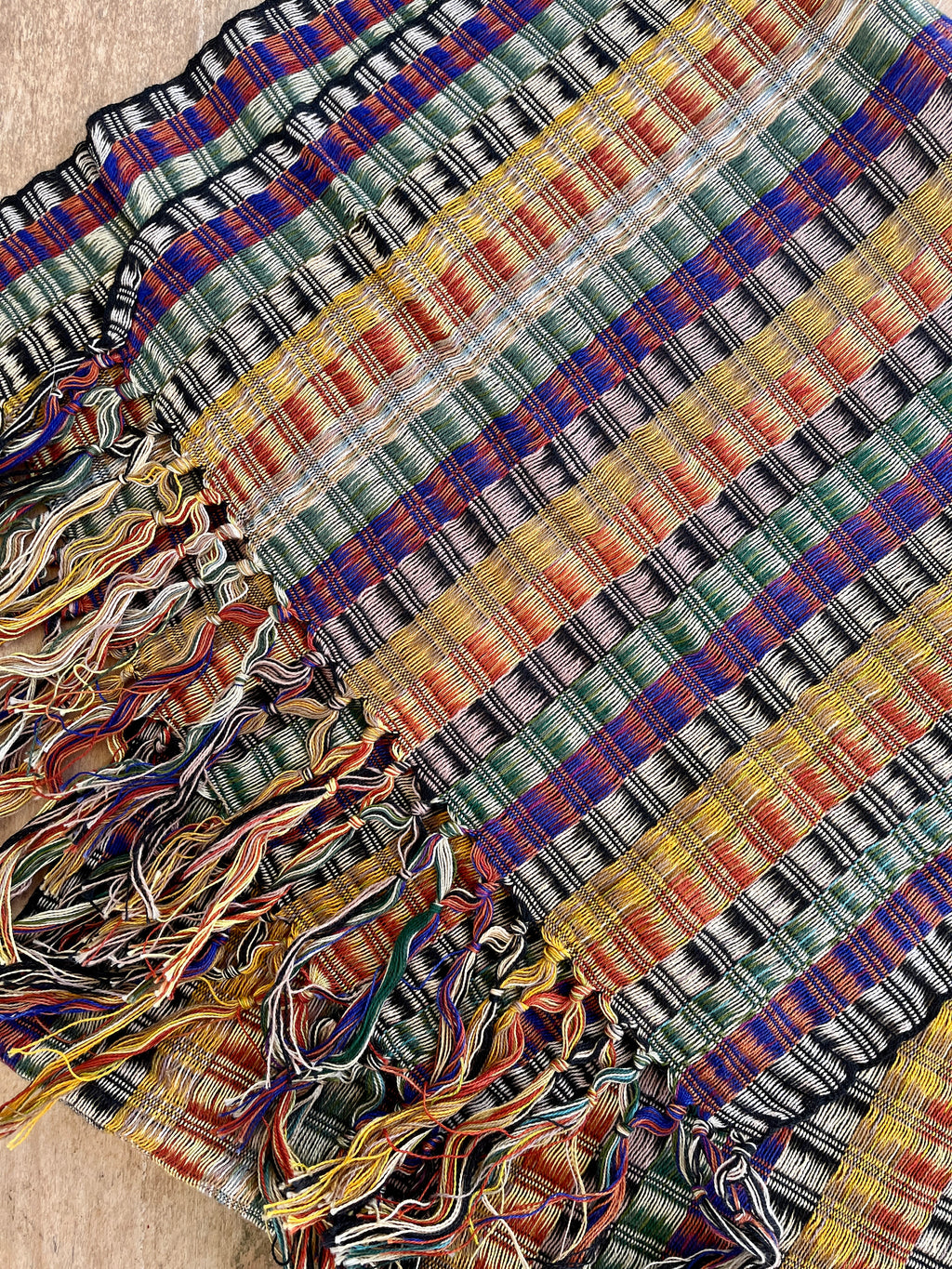 Hand Woven Scarf - Deep Forest