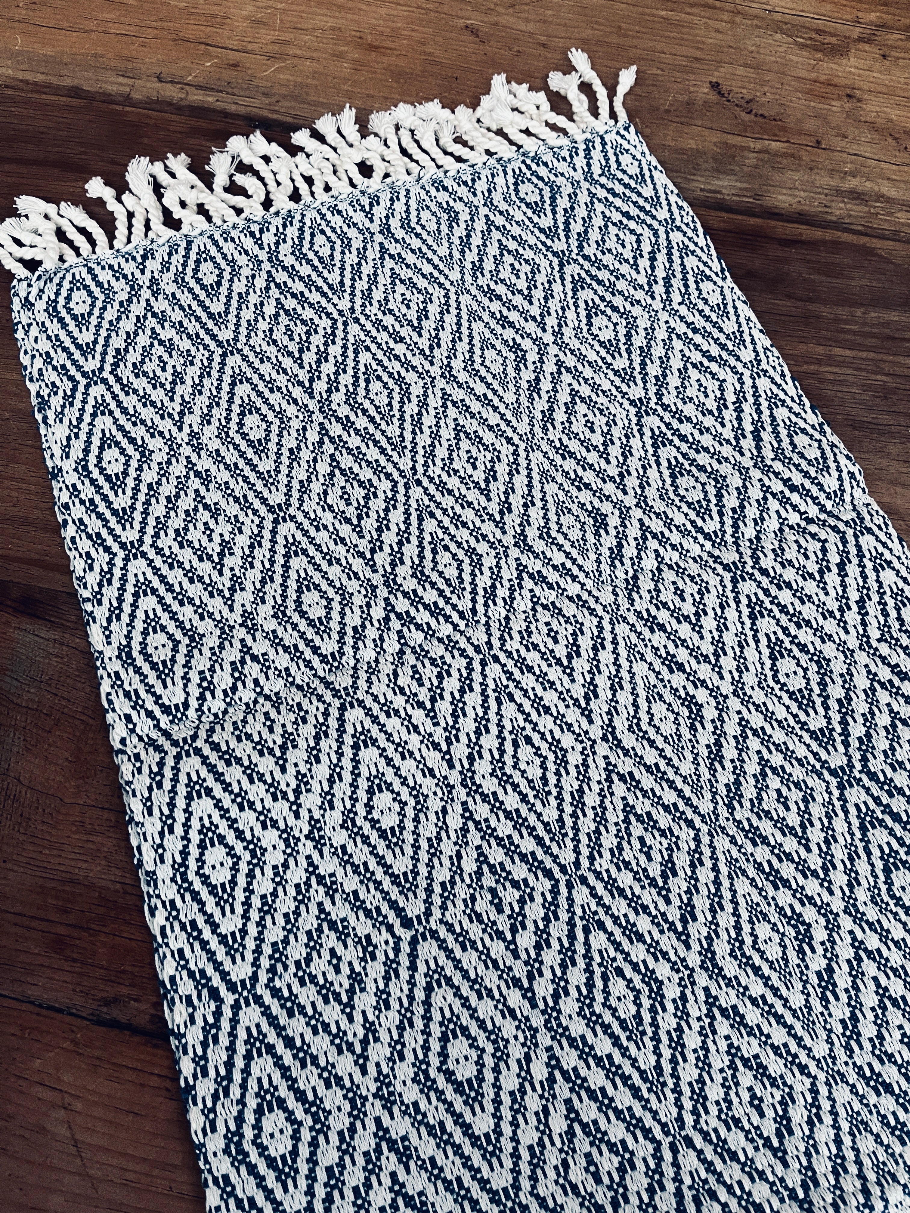 Diamond Brocade Table Runner