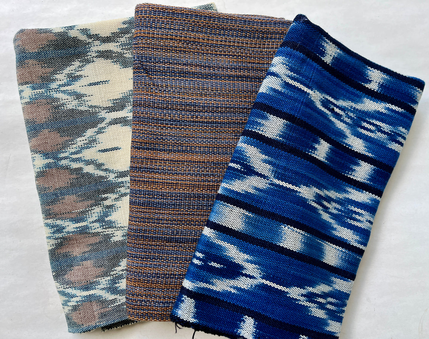 Blue Ikat and Petate Sampler