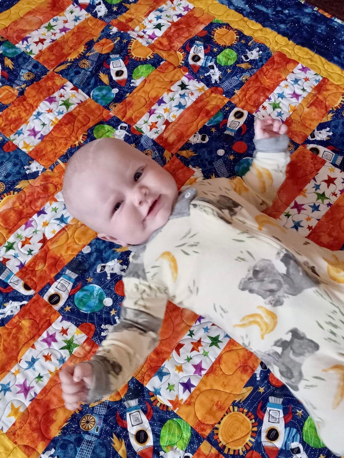 Rocket Baby Quilt