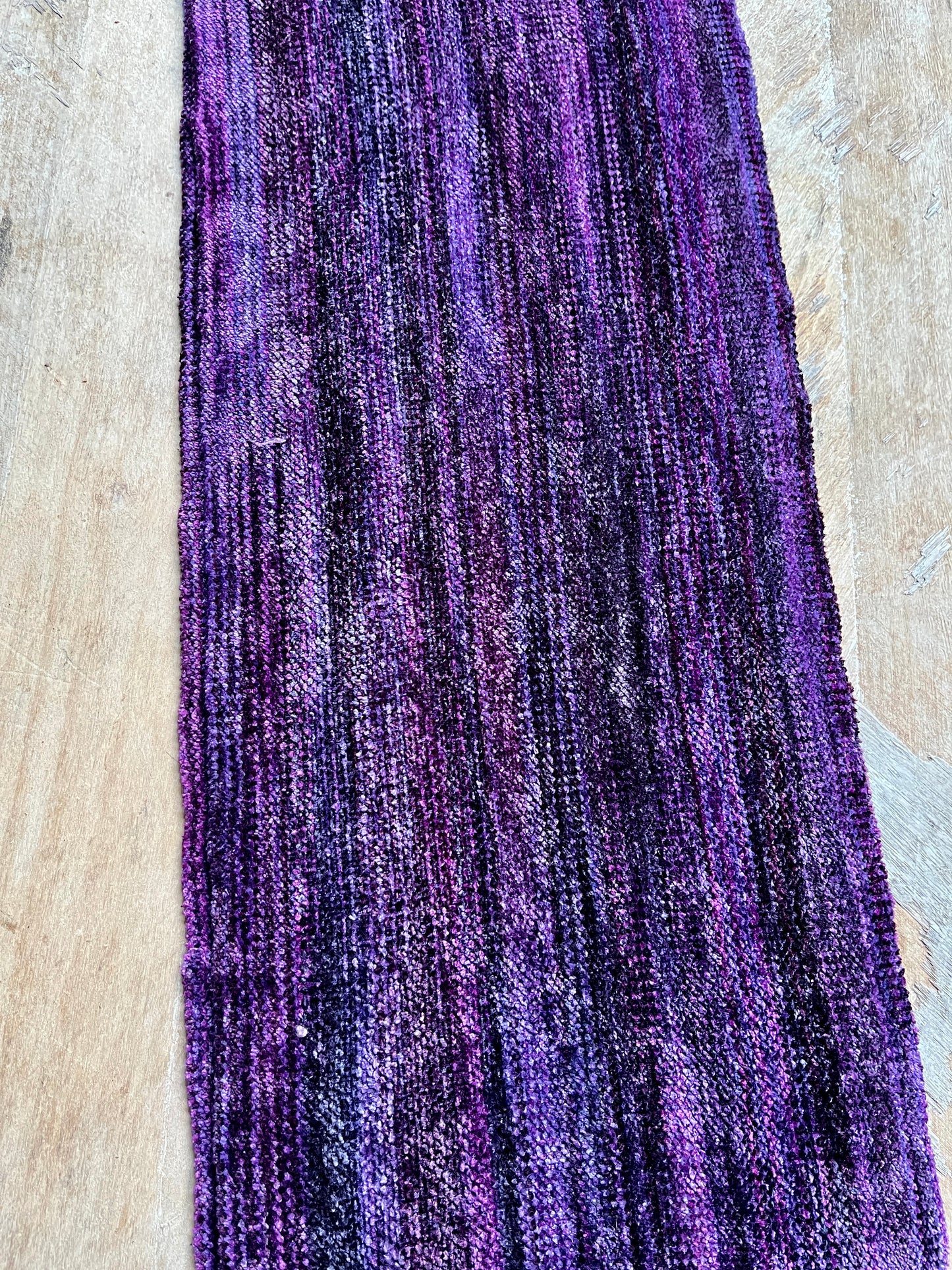 Handwoven Bamboo Chenille Scarf from Guatemala