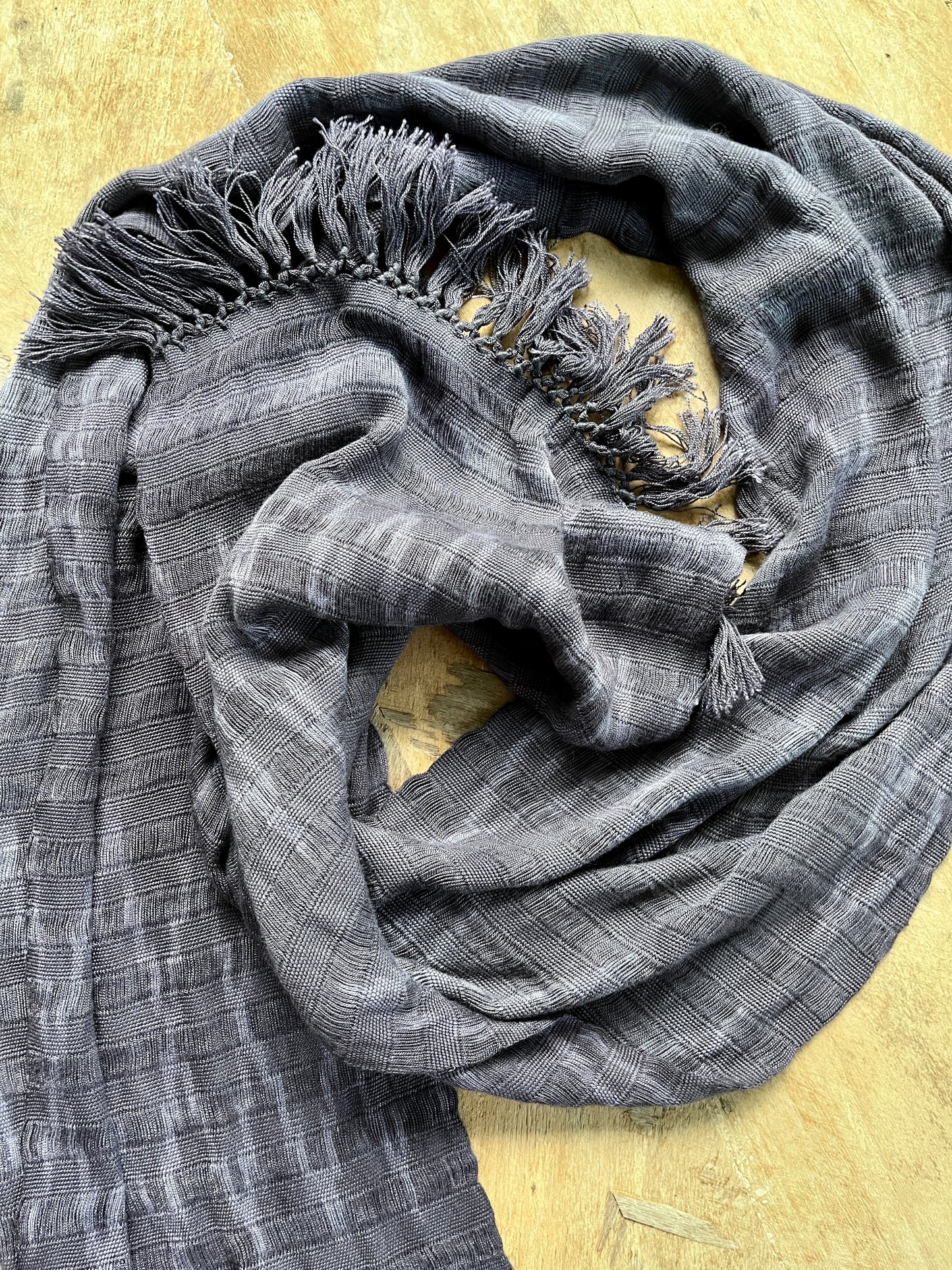 Handwoven Scarf - Sacatinta Natural Dye