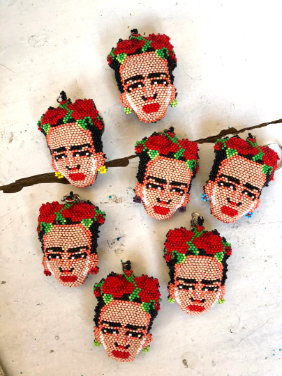 Frida Kahlo Beaded Elegance Tassel