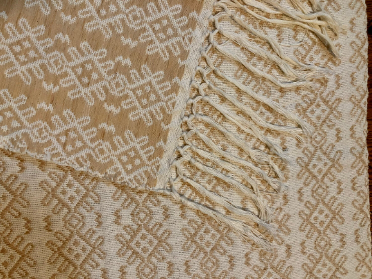 Mayan Symbols - Guatemalan Hand Woven Table Runner