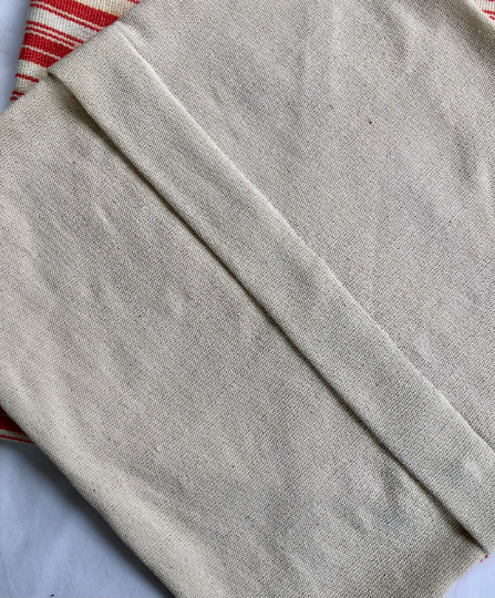 Guatemalan Hand Woven Pillow Cover - Melon Stripe