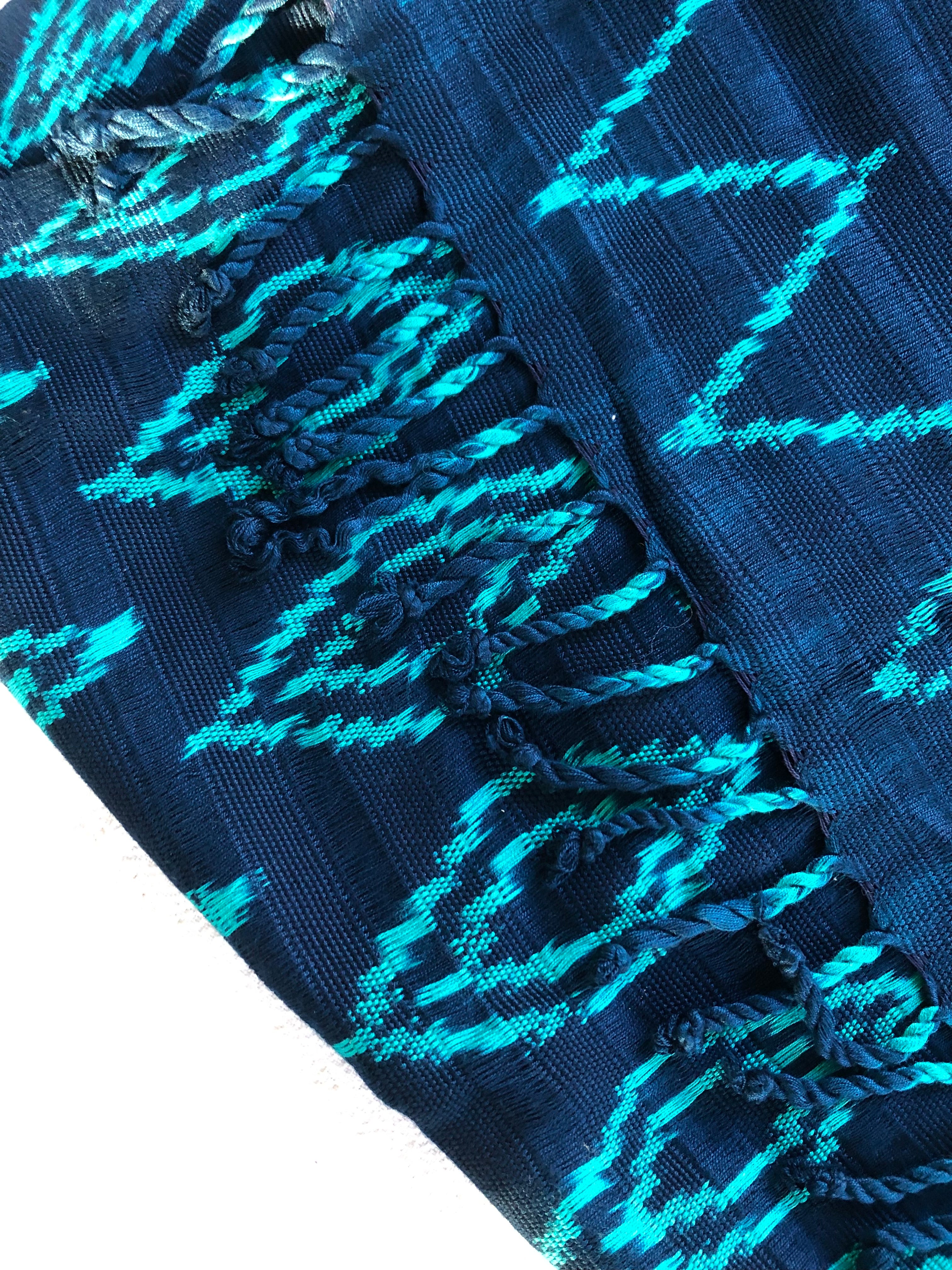 Hand Woven Scarf -Water