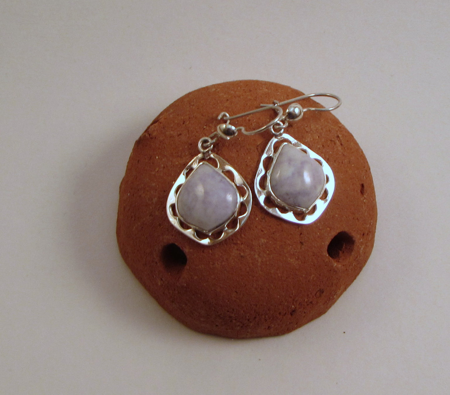 Guatemalan Lilac Jade Earrings