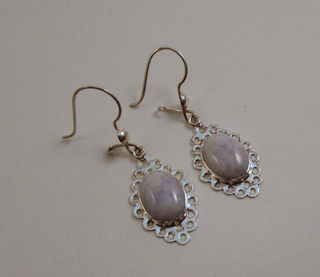 Guatemalan Lilac Jade Earrings