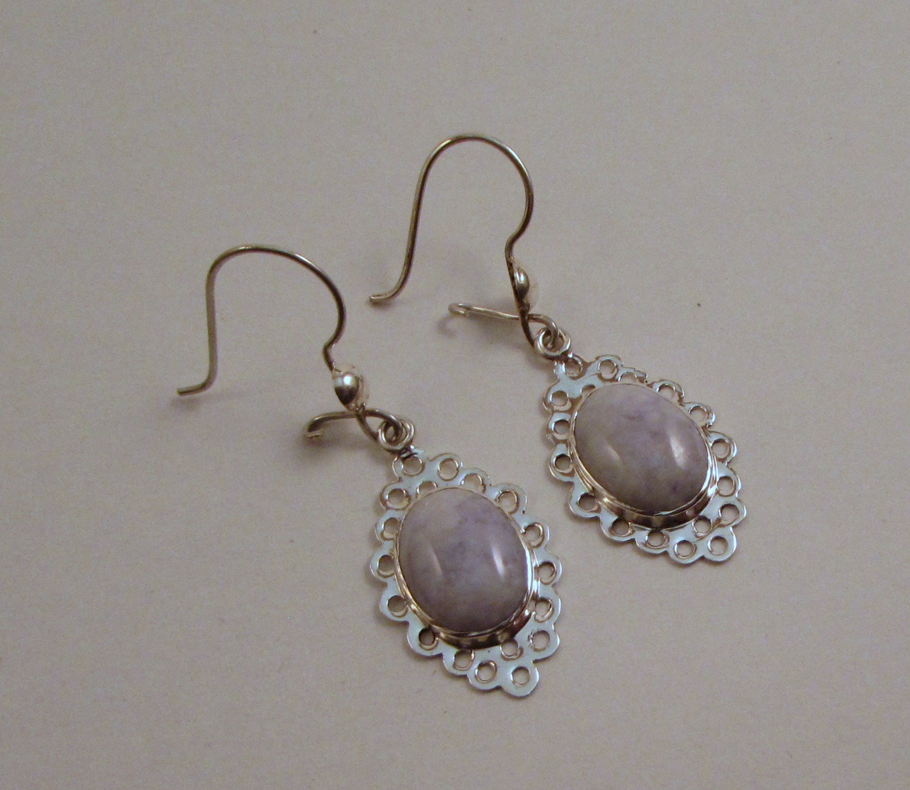 Guatemalan Lilac Jade Earrings