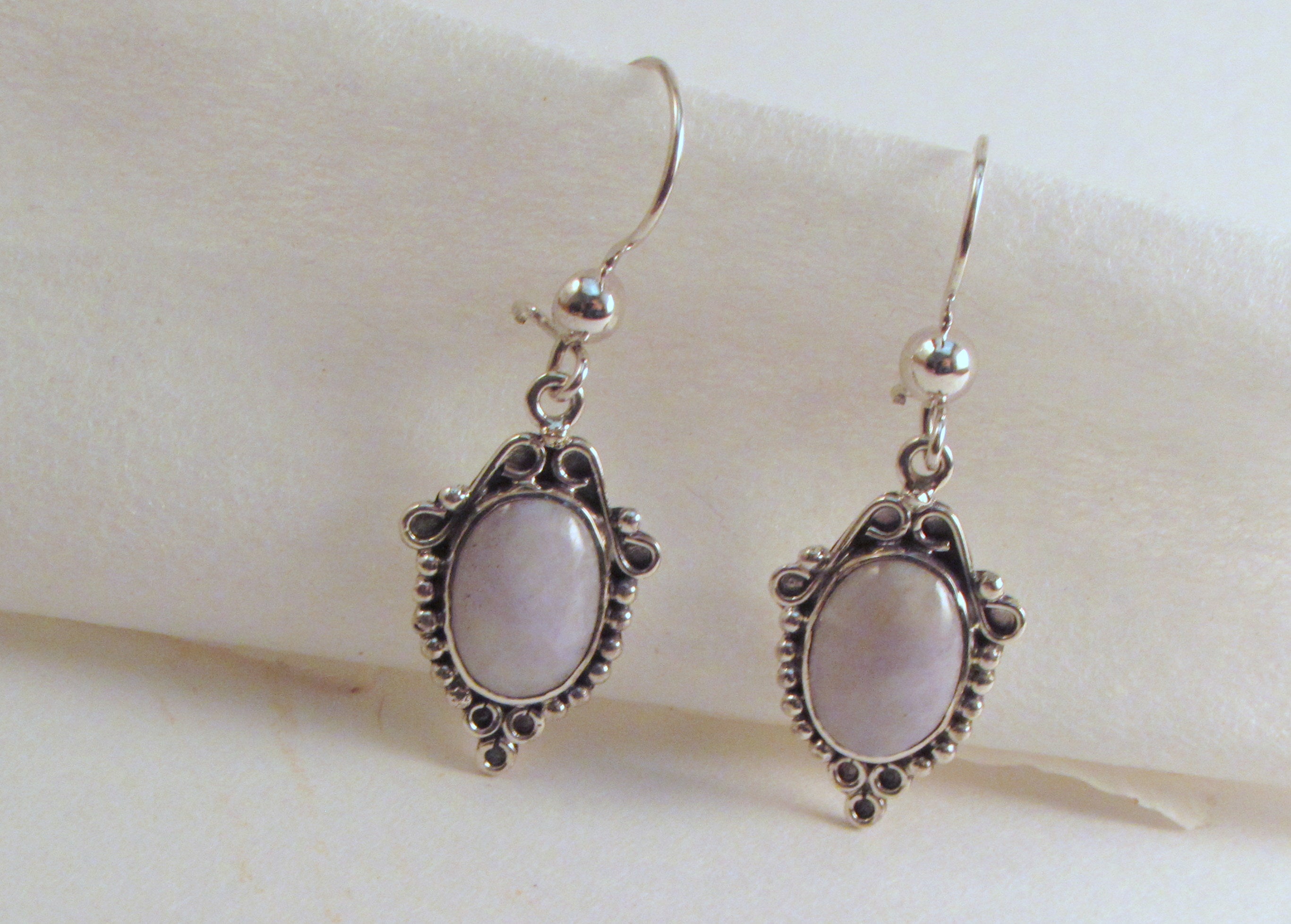 Lilac Jade Earrings
