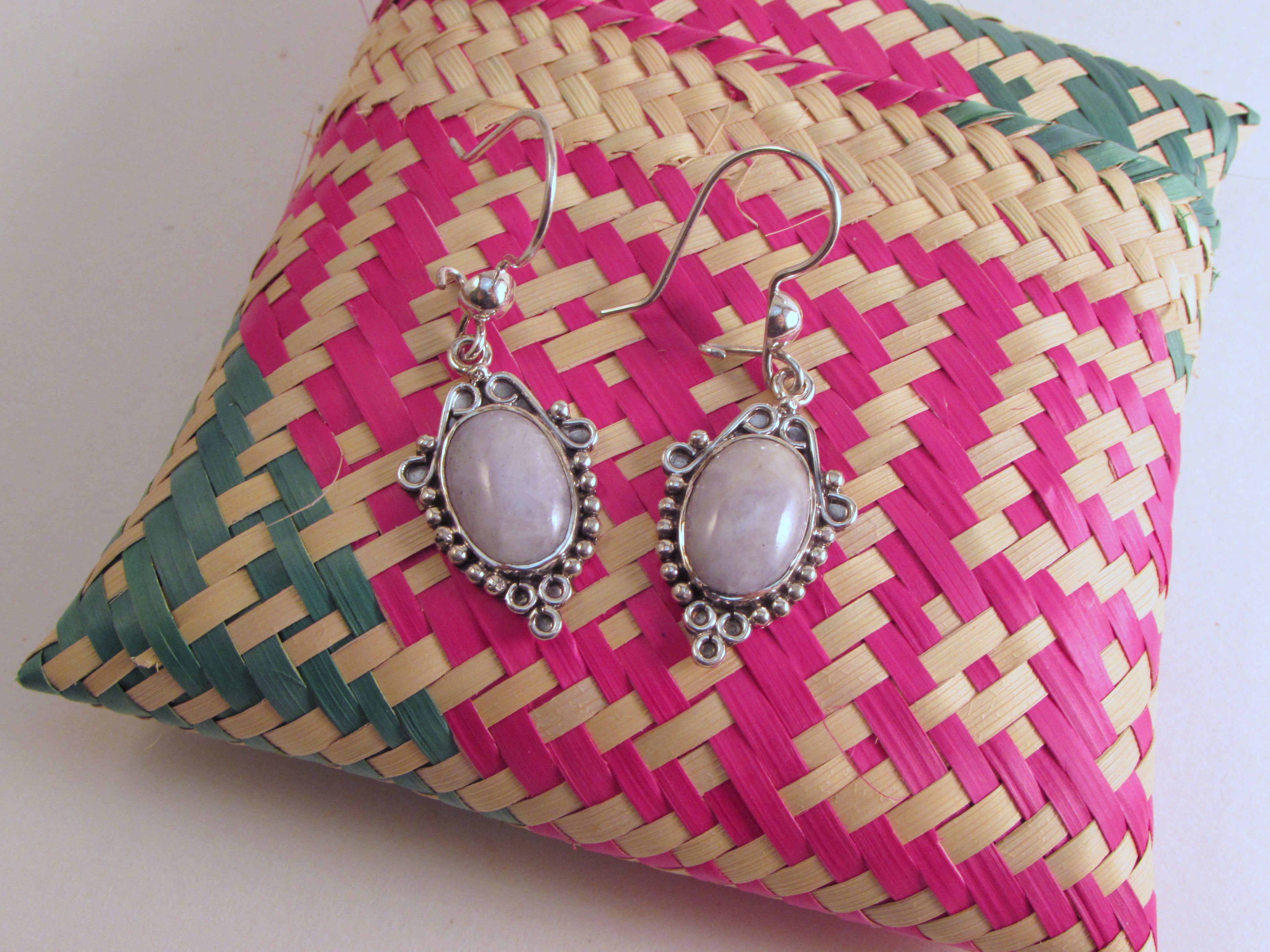 Lilac Jade Earrings