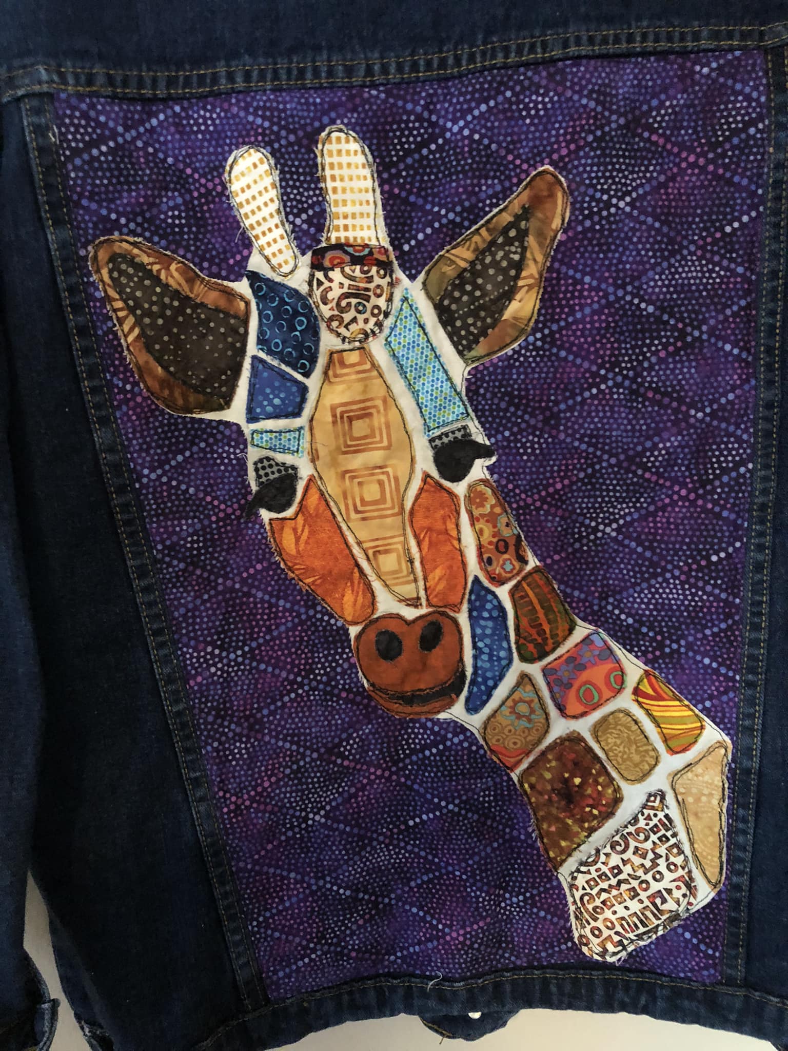 Giraffe Jean Jacket