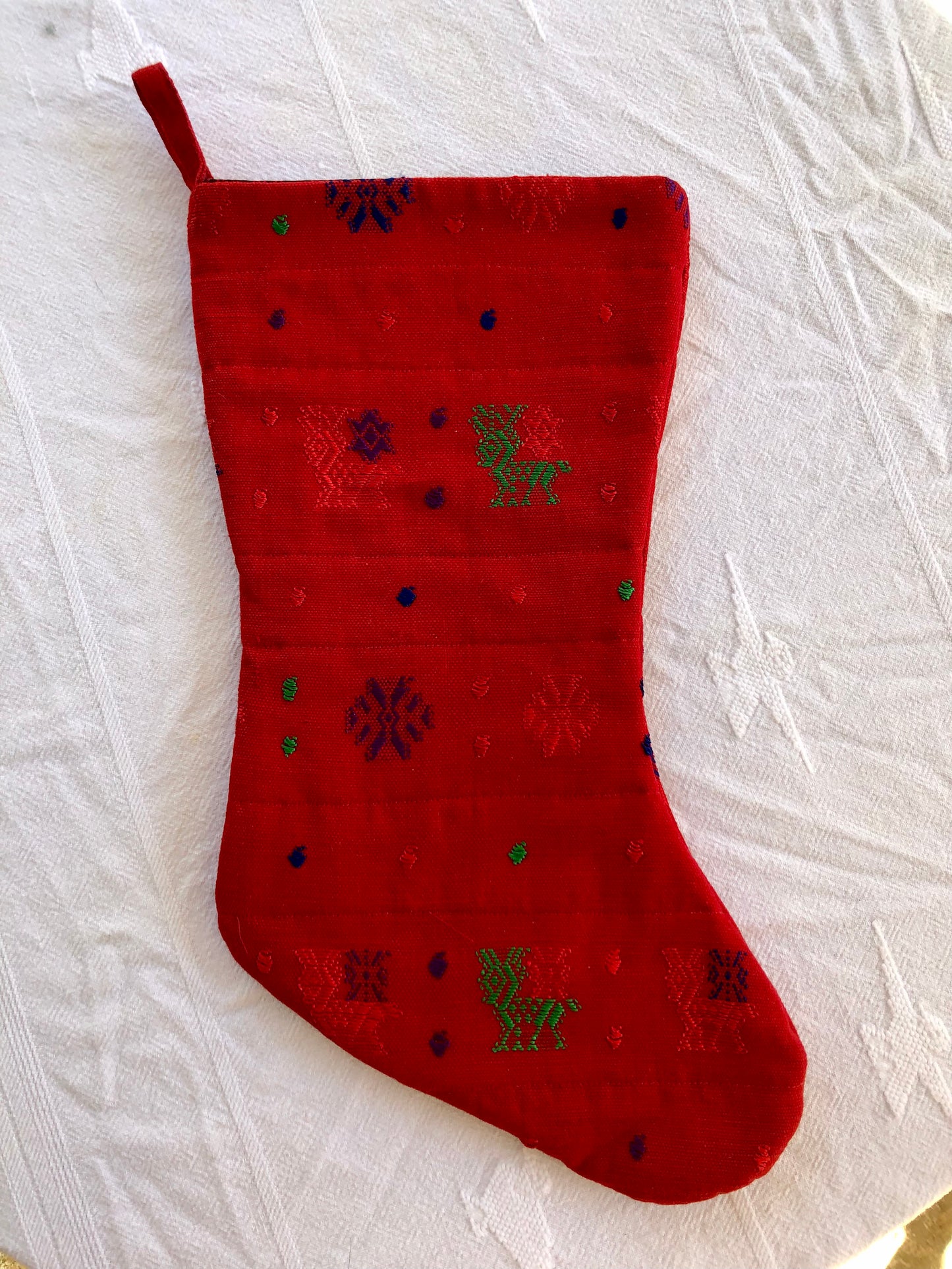 Tamahú Huipil Christmas Stocking