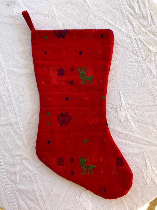 Tamahú Huipil Christmas Stocking